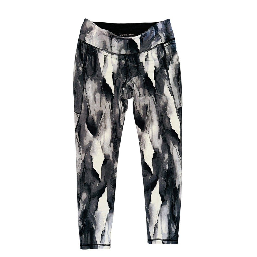 Calia Active Leggings Marble Print‎ High Athletic Workout Size Medium Carrie